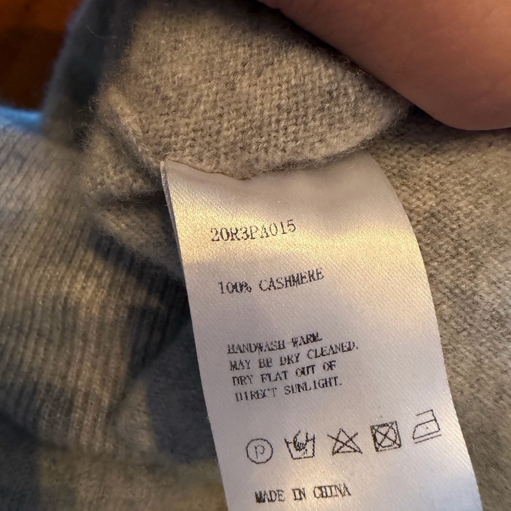 100% cashmere. Cozy Gray Women's Pants. - Picture 4 of 5